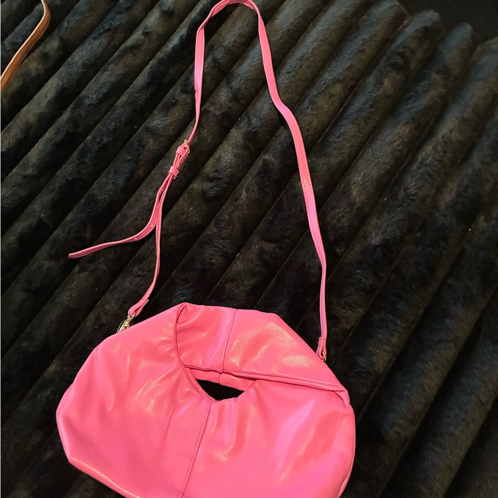 A New Day Vibrant Pink Crossbody Bag
